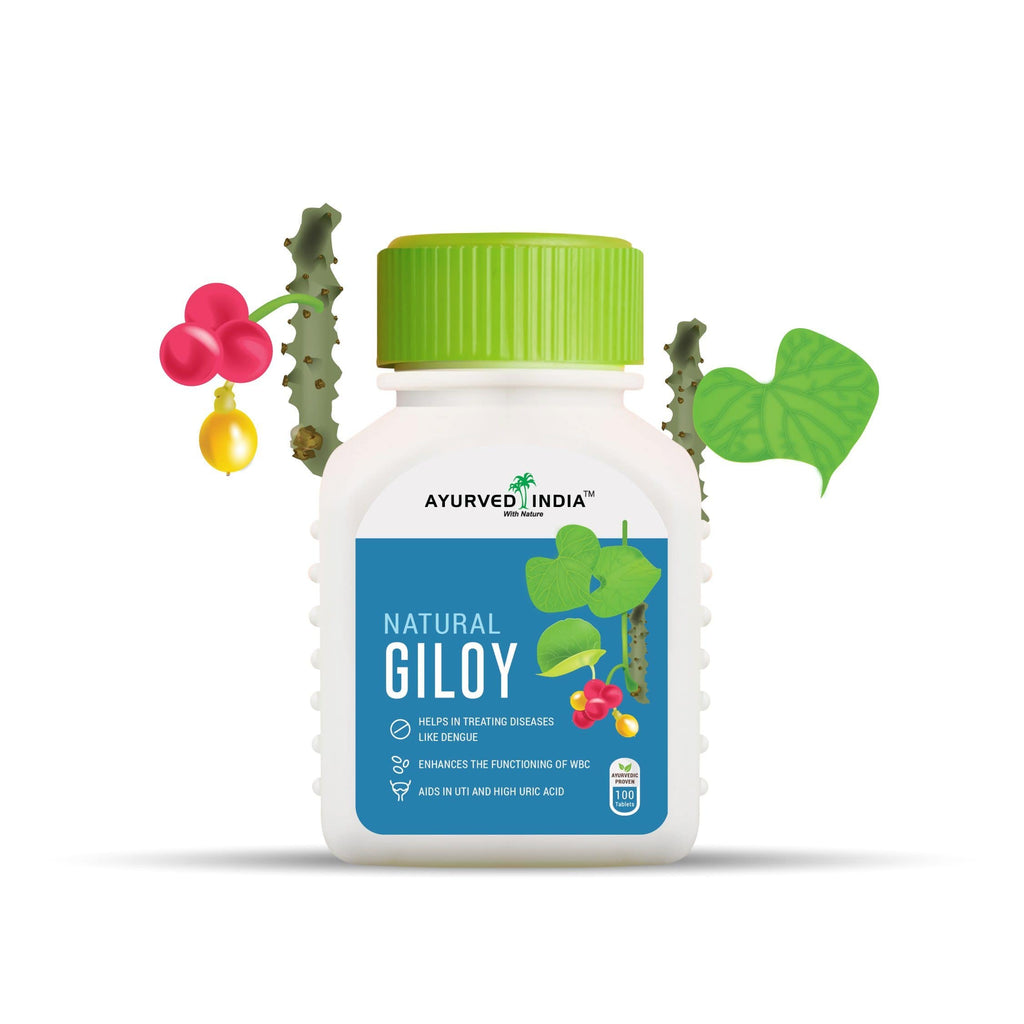 Giloy | 100 tablets Single Herbs Ayurved India 