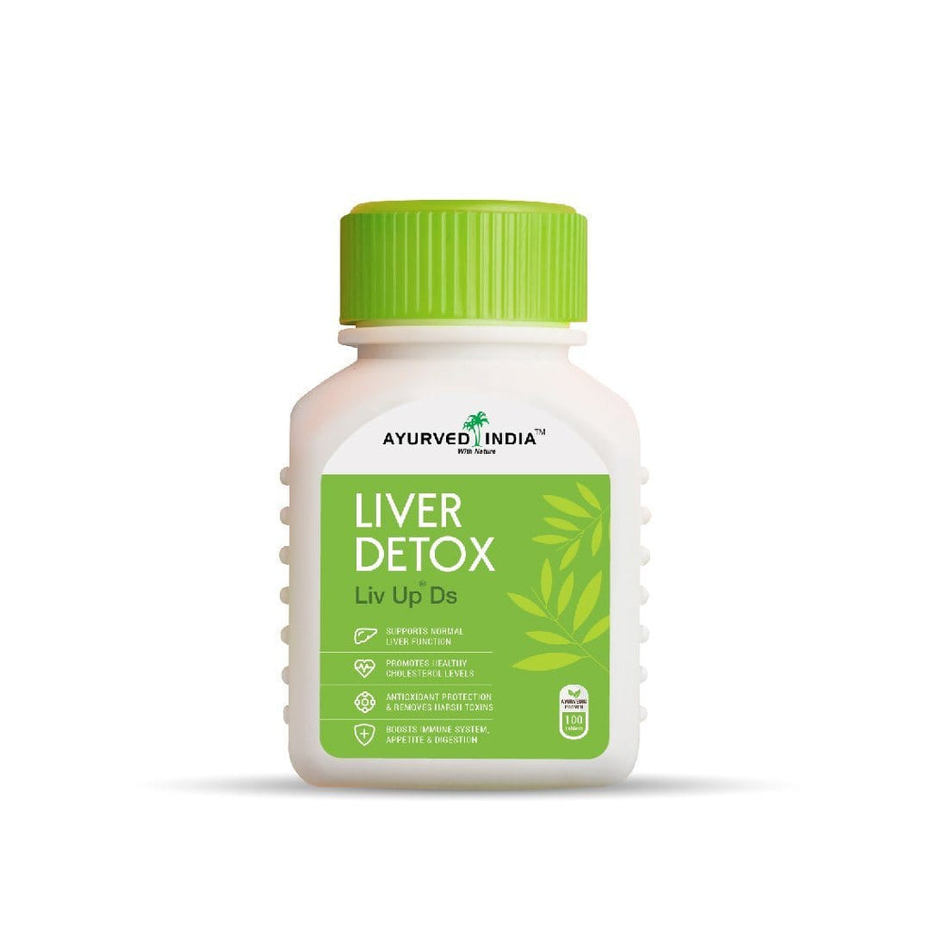 Liv Up DS (Liver Detox) | 100 tablets Mix Herbs Ayurved India 