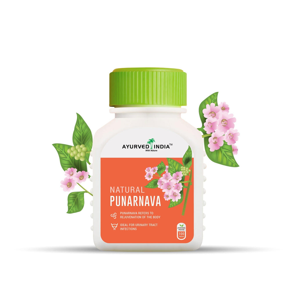 Punarnava | 100 tablets Single Herbs Ayurved India 